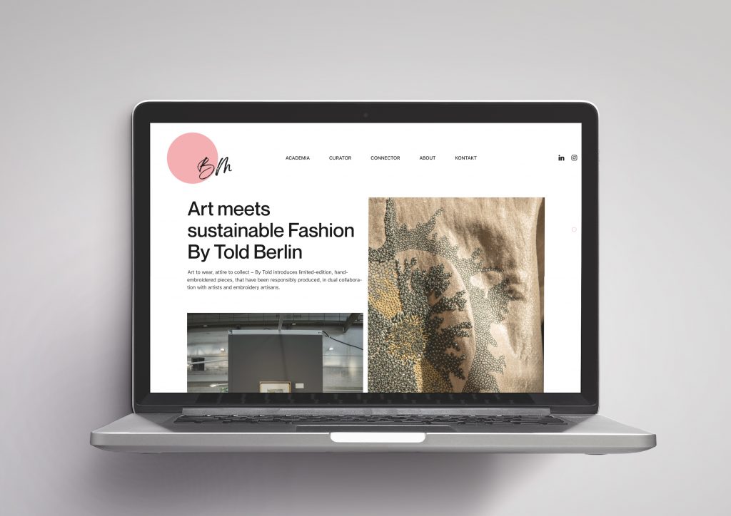 Referenzbild Webseite Unterseite Ausstellung Detail Beatrice Miersch-