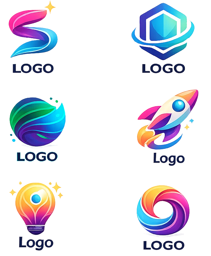 Beispiel Logos alle ähnlicher Look