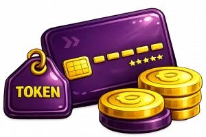 Bild für versteckte Kosten mit Kreditkarte und Münzen